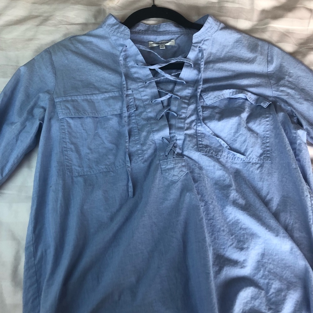 Blue Madewell Top